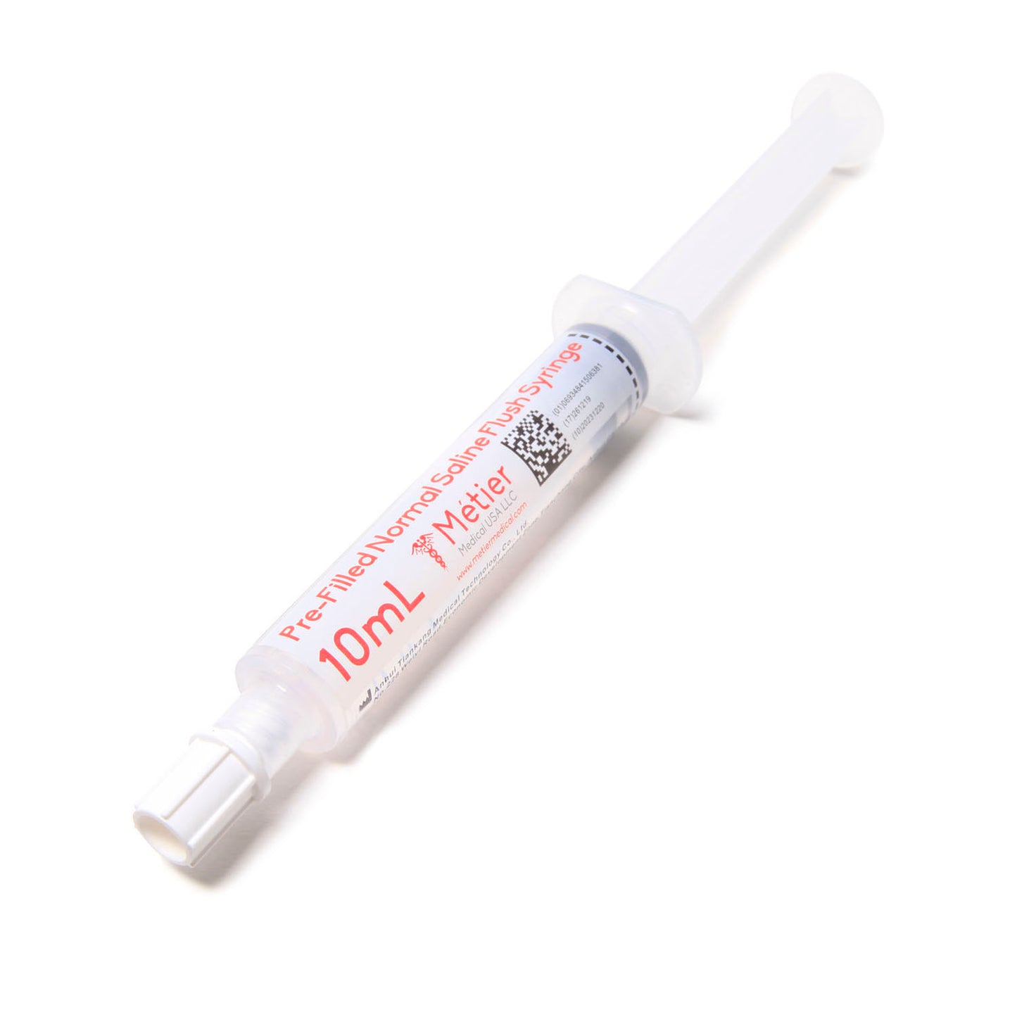 Pre-Filled Saline Syringe, Safe-T-Flush, 10 mL, 30/bx, 10 bx/cs