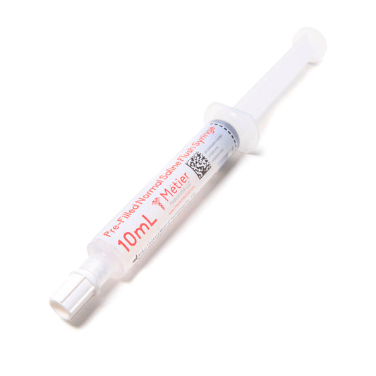 Pre-Filled Saline Syringe, Safe-T-Flush, 10 mL, 30/bx, 10 bx/cs
