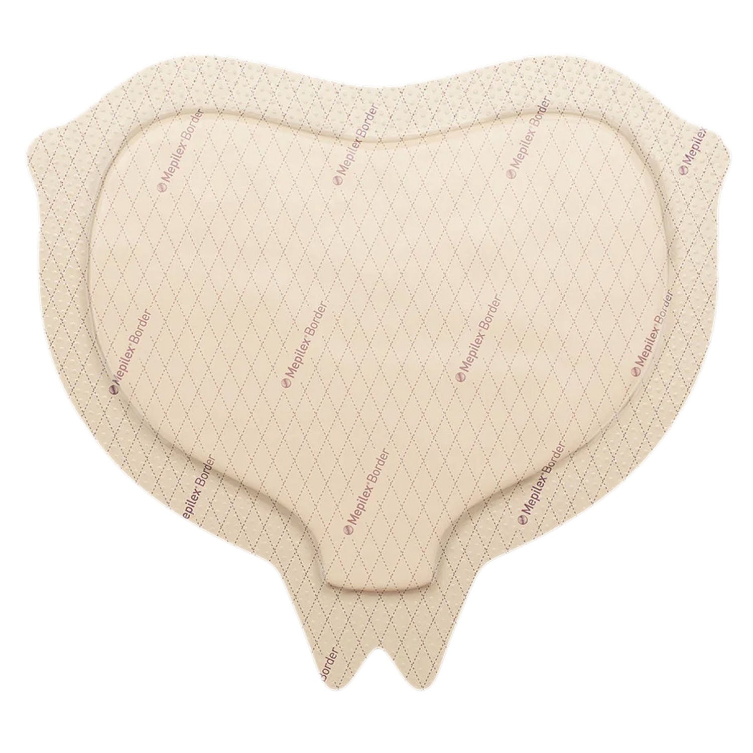 Border Foam Sacrum Dressing, 6.3 x 7.9 (16 x 20cm), Self-Adherent Soft Silicone, 10/bx, 5bx/cs (US Only)