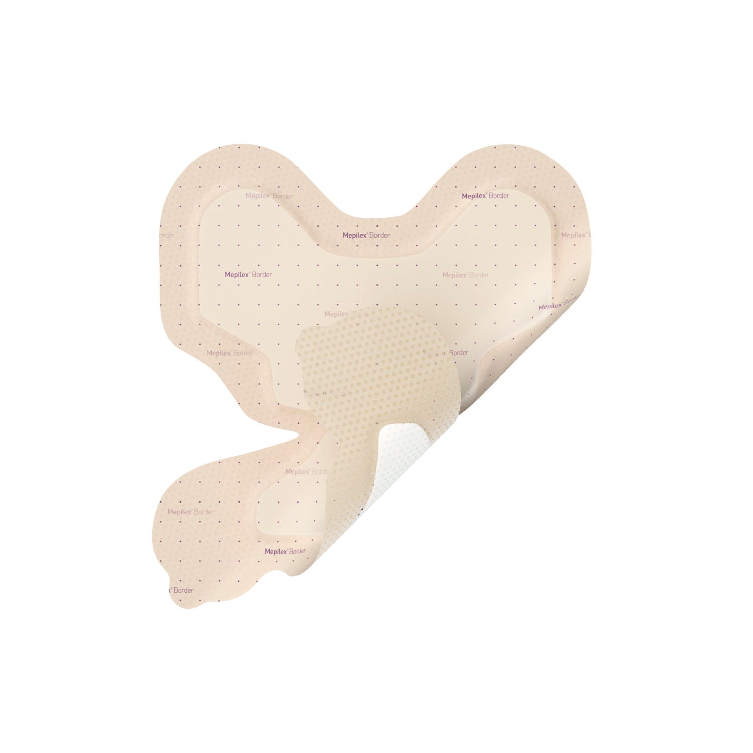 Mepilex Border Heel, 22x23cm, 10/bx, 3bx/cs (US Only)