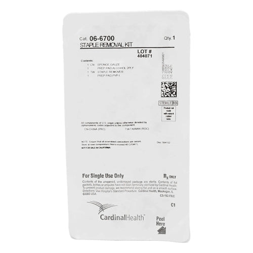 Staple Removal Kit, Latex-Free, 50/cs (Continental US Only)