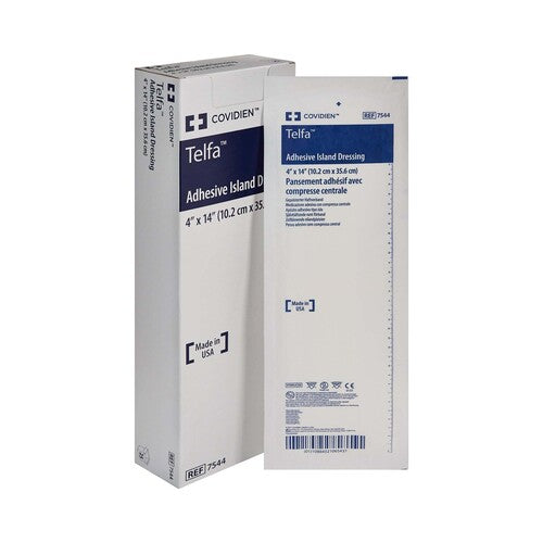 Adhesive Island Dressing, 4" x 14", 50/cs (Continental US Only) (Item on Manufacturer Backorder  Inventory Limited when Available)