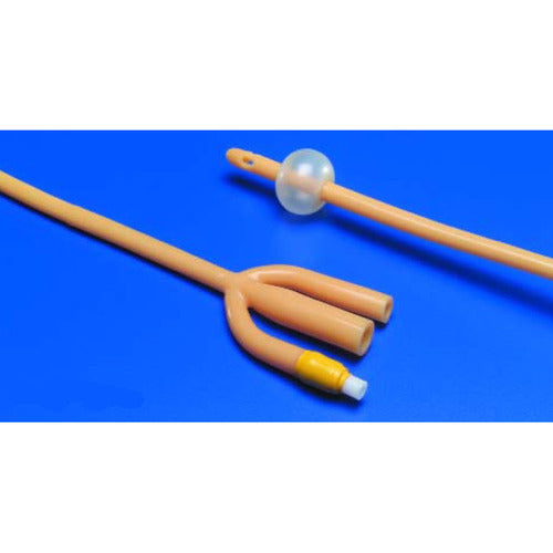 Foley Catheter, 5cc Balloon, 3-Way, 16FR, 16"L, 10/ctn (Continental US Only)