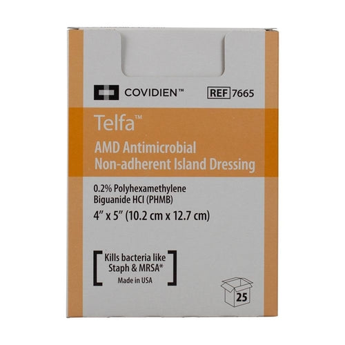 Non-Adherent Island Dressing, 4" x 5", Sterile 1s in Peel Back Package, 25/tray, 8 tray/cs (Continental US Only) (Item on Manufacturer Backorder  Inventory Limited when Available)