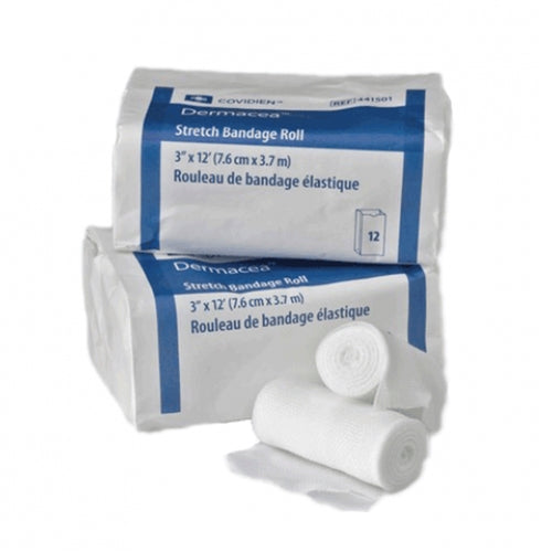 Stretch Bandage, 3" x 12ft, Non-Sterile, 96/cs (Continental US Only)