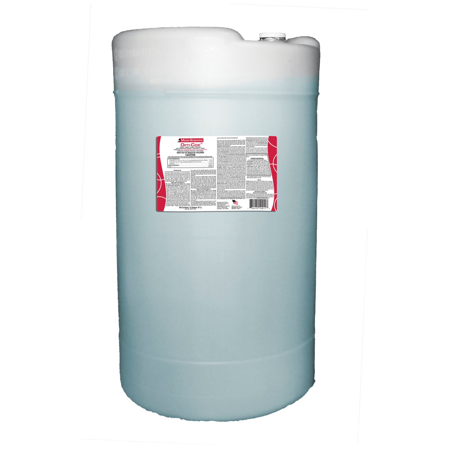Opti-Cide3 Disinfectant, 15 Gallon Keg, (US Only) (DROP SHIP ONLY)