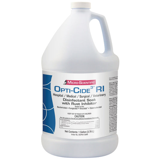 Opti-Cide3, 1 Gallon, Rust Inhibitor, Instrument Disinfectant, Pour Bottle, 4/cs (Contenental US Only) (Item is considered HAZMAT and cannot ship via Air or to AK, GU, HI, MP, PR, VI)
