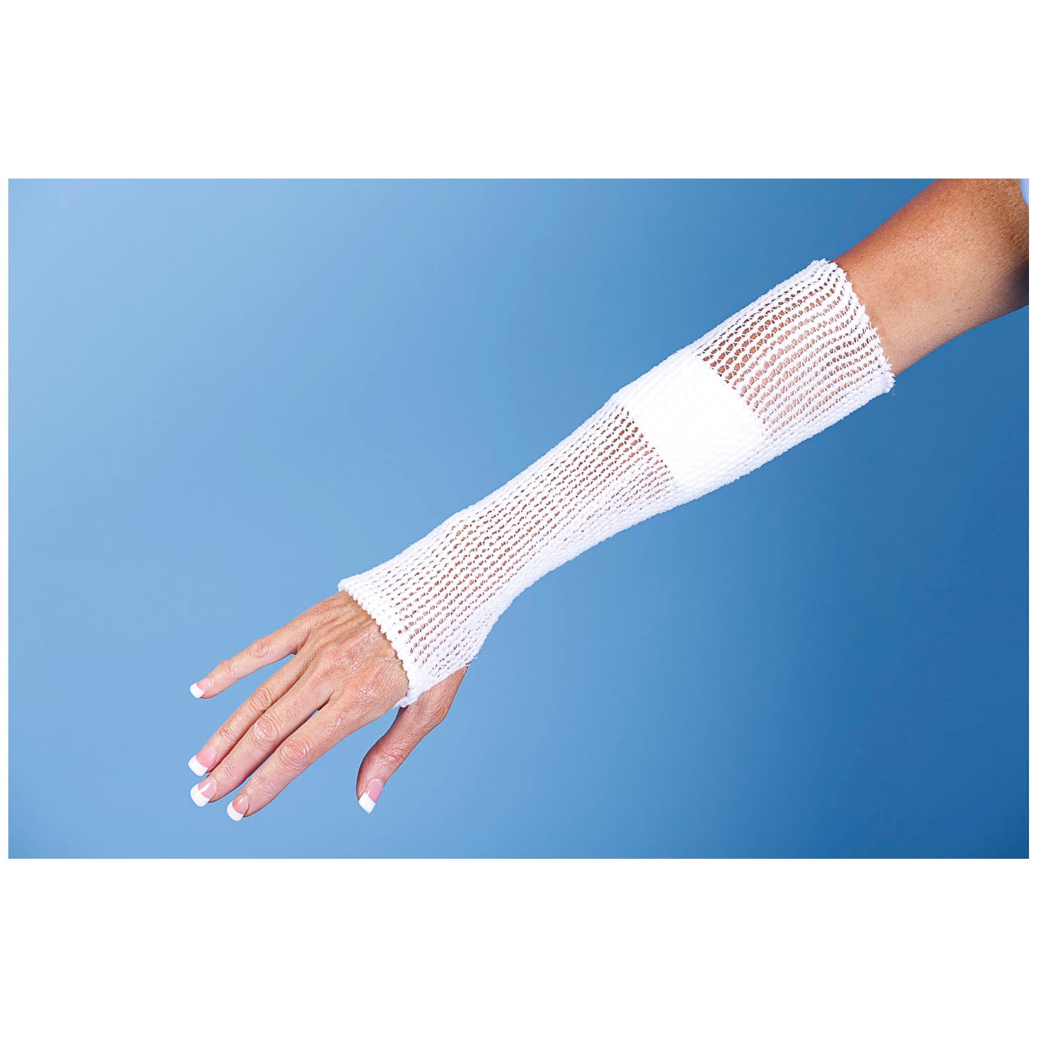 MT Spandage Tubular Retainer Net, Latex-Free, 25yds Stretched, Large Hand, Arm, Leg, Foot, Size 5, 1/bx
