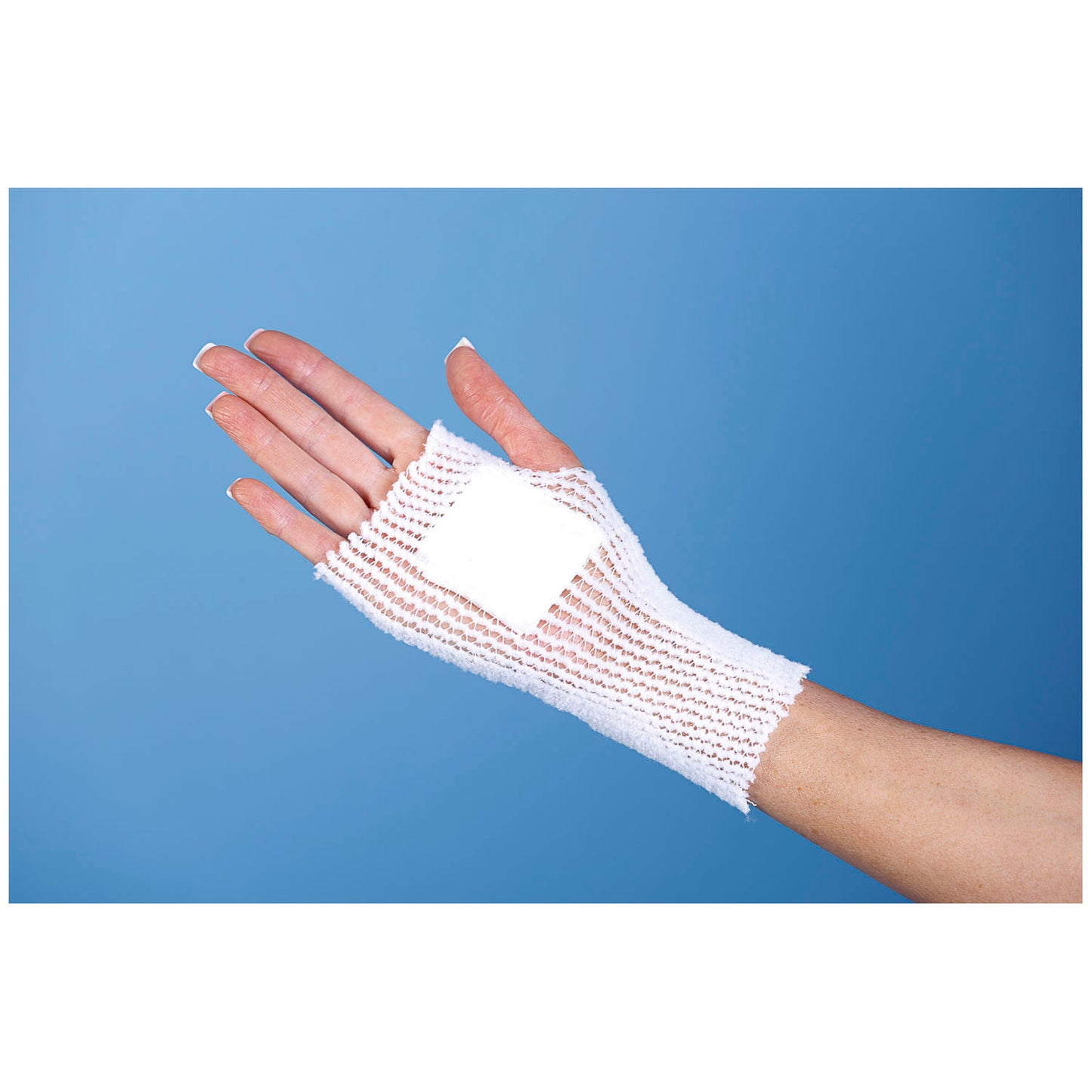 Original Spandage Tubular Retainer Net, Latex-Free, 25yds Stretched, Average Size Head, Cranium, Ears, Face, Neck, Size 7