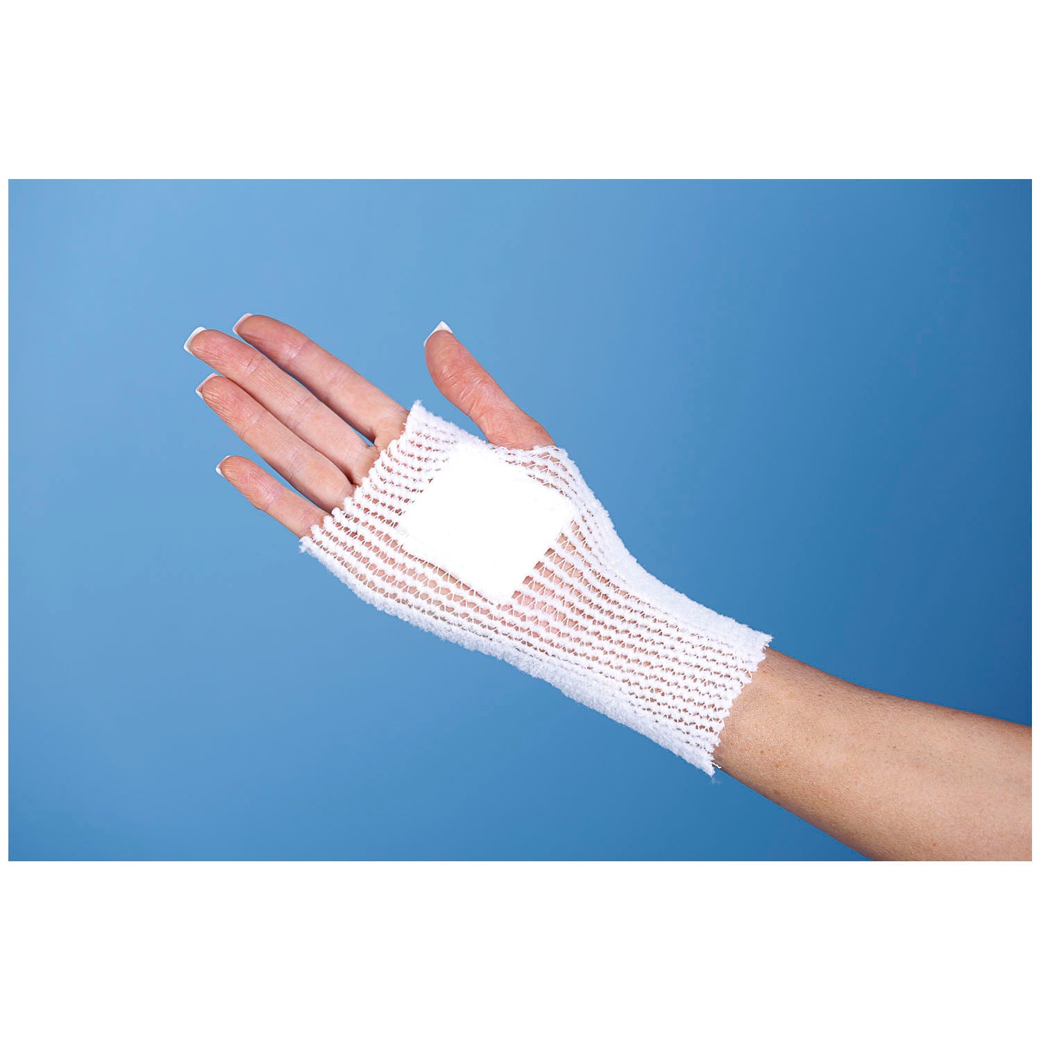 Original Spandage Tubular Retainer Net, Latex-Free, 25yds Stretched, Average Size Head, Cranium, Ears, Face, Neck, Size 7