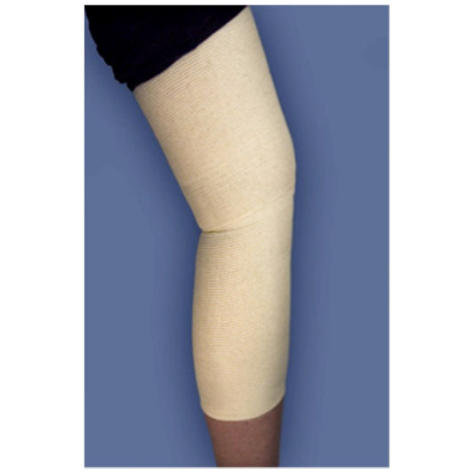 SpandaGrip Tubular Elastic Support Bandage, (F) Natural, Large Knees, Medium Thighs, 4"x36", 12/cs