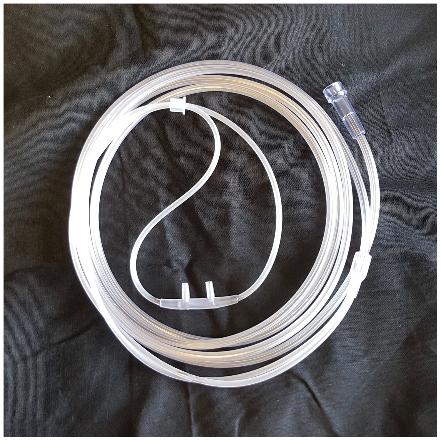 Nasal Oxygen Cannula, Pediatric, Non-Flared, Straight Tip, 7' Star Tubing, 50/cs (84 cs/plt)