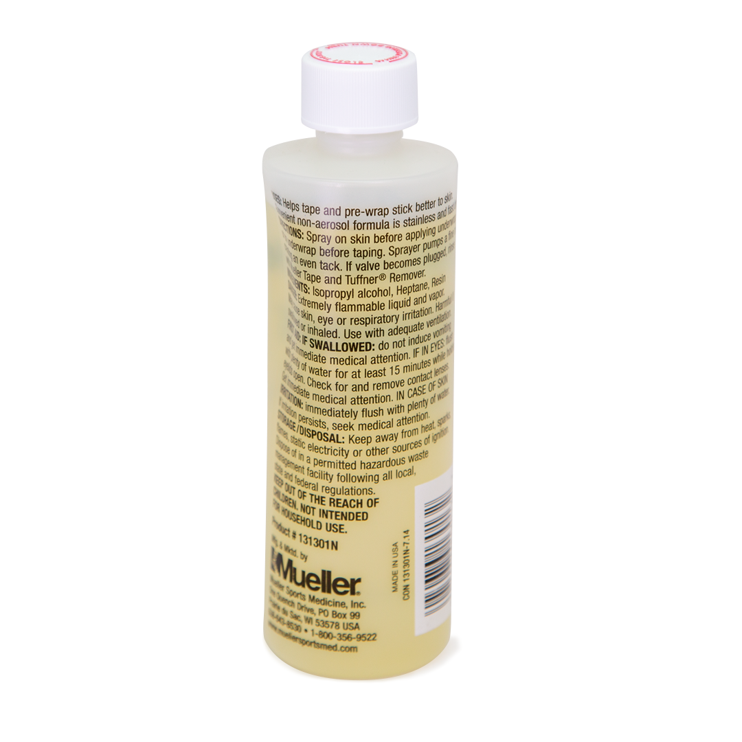 M Tac Non-Aerosol Pre-Tape Spray, 8 oz (Products are only available for sale in the U.S. Products cannot be sold on Amazon.com or any other 3rd party platform without prior approval by Mueller.) (Item is considered HAZMAT and cannot ship via Air or to AK, GU, HI, MP, PR, VI)