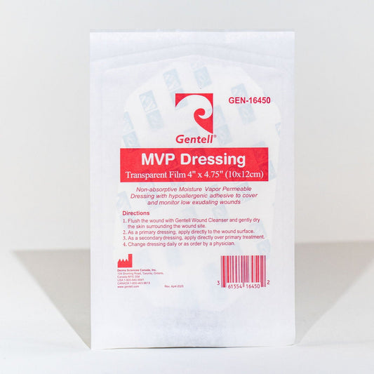 MVP Transparent, 4" x 4.75", Dressing, 50/bx