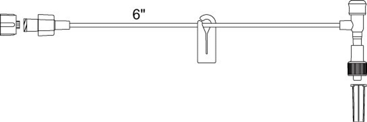 T-Connector, Male Luer Lock, 50/cs (US Only)