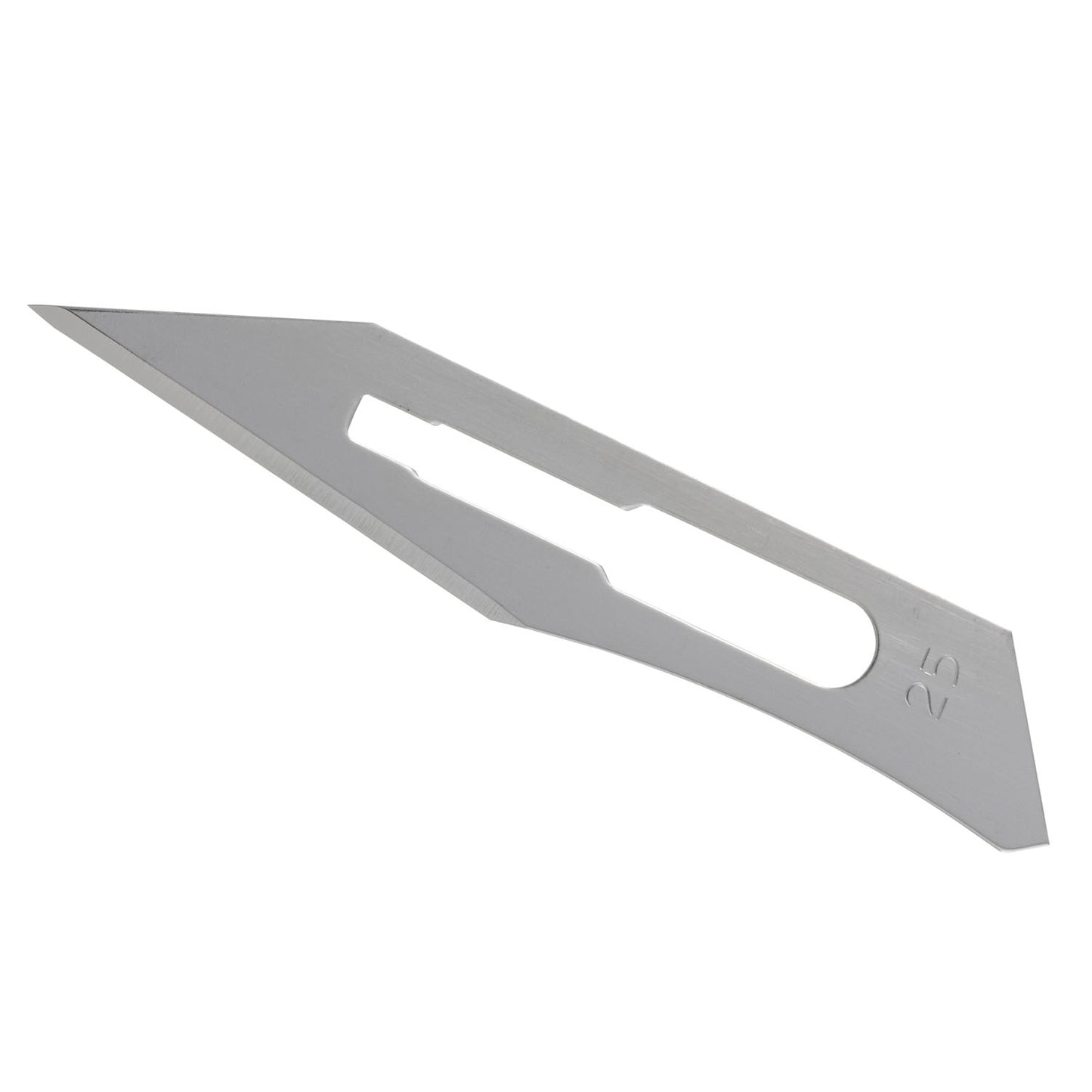 Scalpel Blade, #25, Stainless, .015" Thick, 100/bx (Available for Sale in US & Canada)