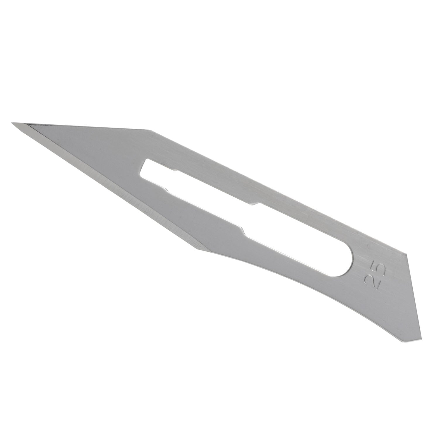 Scalpel Blade, #25, Stainless, .015" Thick, 100/bx (Available for Sale in US & Canada)