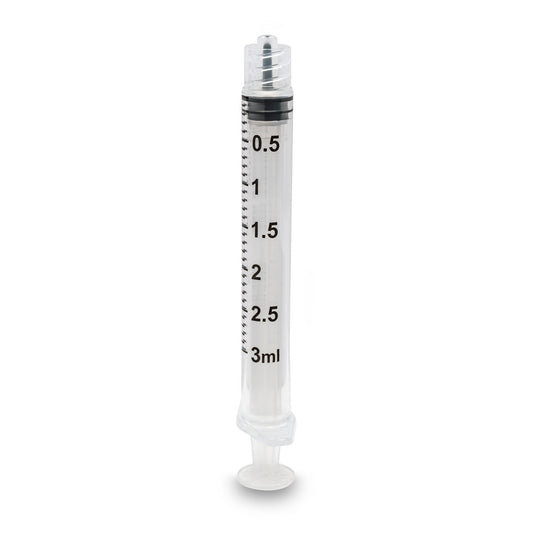 Syringe Only, 3mL, Luer Lock, Low Dead Space, 100/bx (US Only)