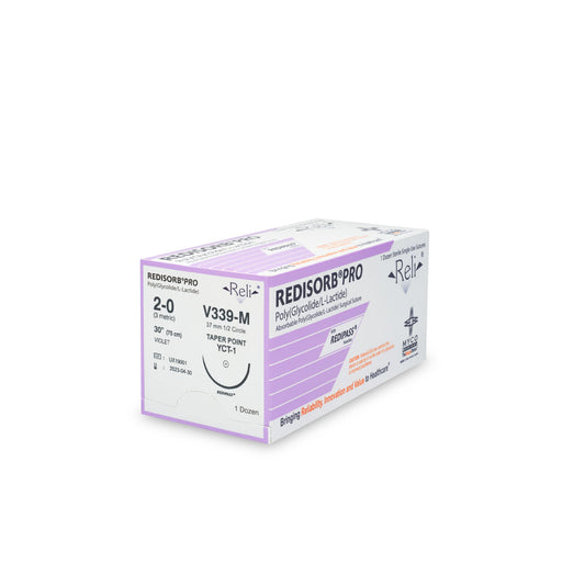 Suture, 2-0, Redisorb, Violet, Braided, 30", YCT-1, 12/bx (US Only)