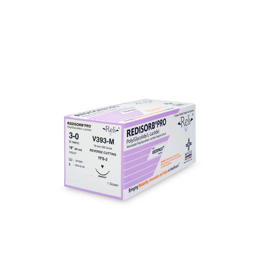 Suture, 3-0, Redisorb, Violet, Braided, 18", YFS-2, 12/bx (US Only)
