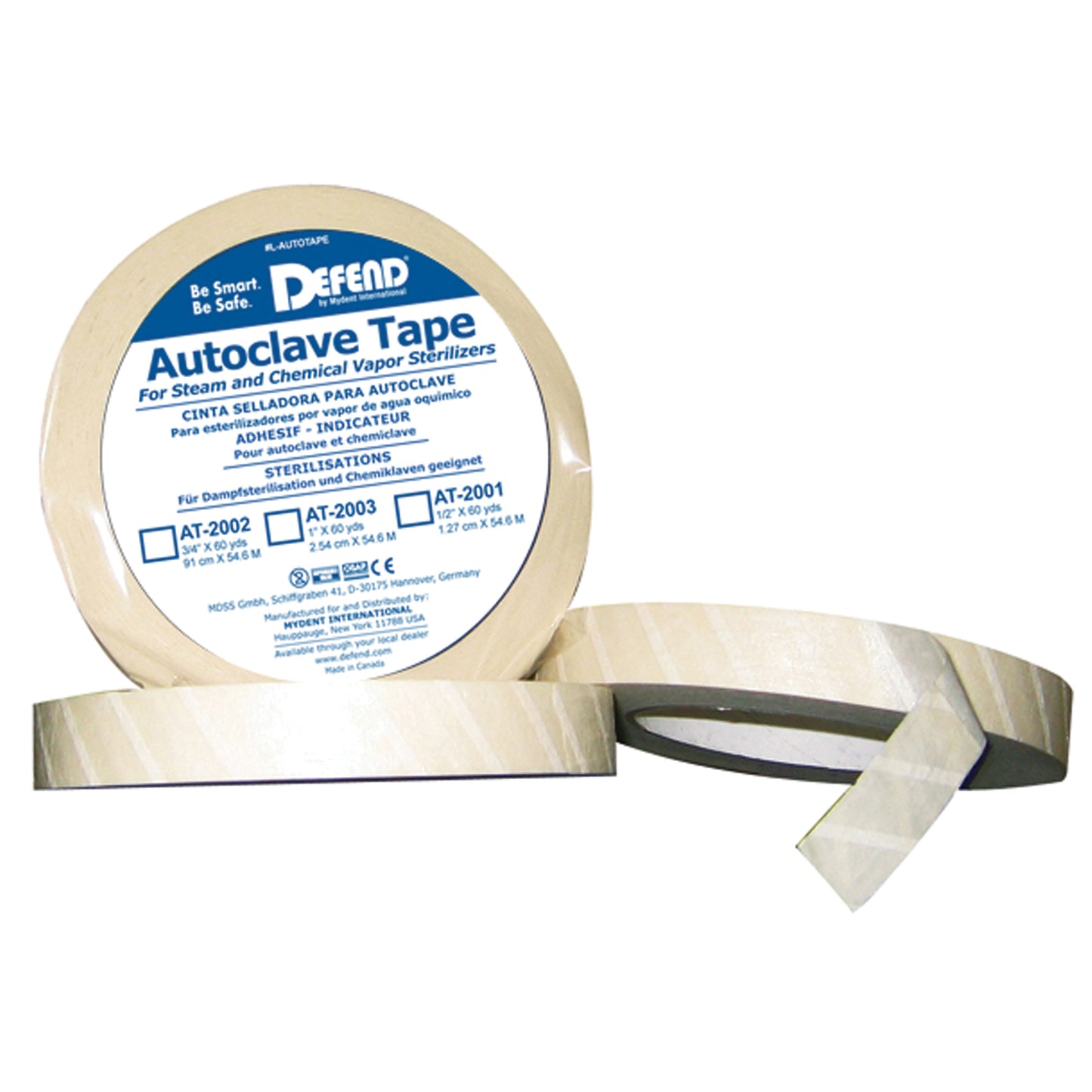 Autoclave Indicator Tape, 1/2" x 60 Yd roll