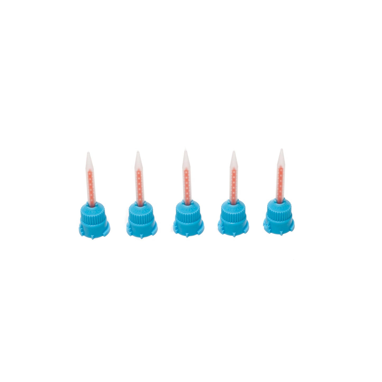 Temporary Crown & Bridge T-Mixer Mixing Tips, Blue, 4:1 & 10:1 Ratio, 25/bg