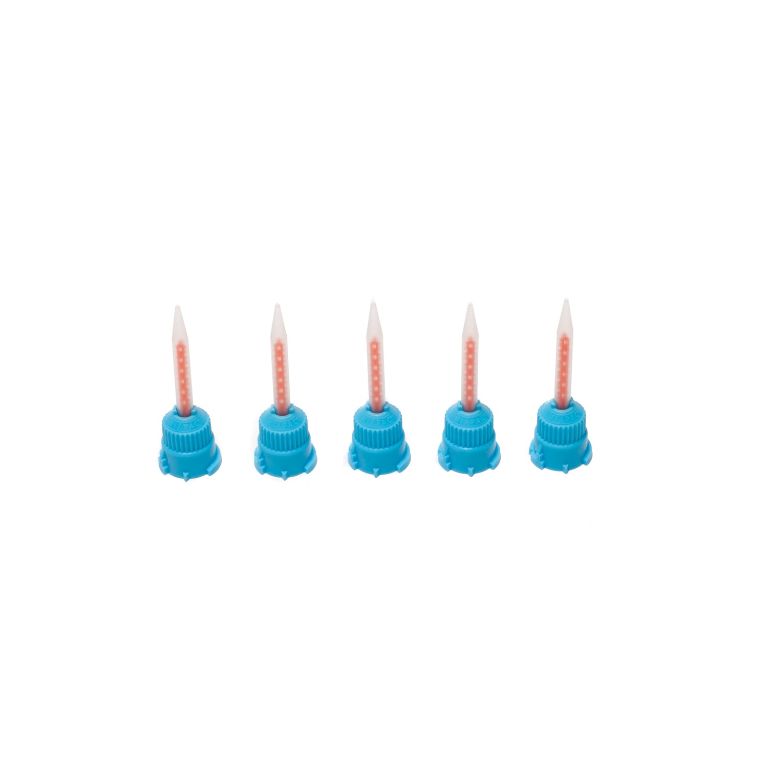 Temporary Crown & Bridge T-Mixer Mixing Tips, Blue, 4:1 & 10:1 Ratio, 25/bg