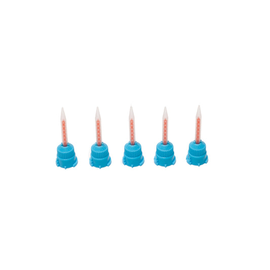 Temporary Crown & Bridge T-Mixer Mixing Tips, Blue, 4:1 & 10:1 Ratio, 25/bg