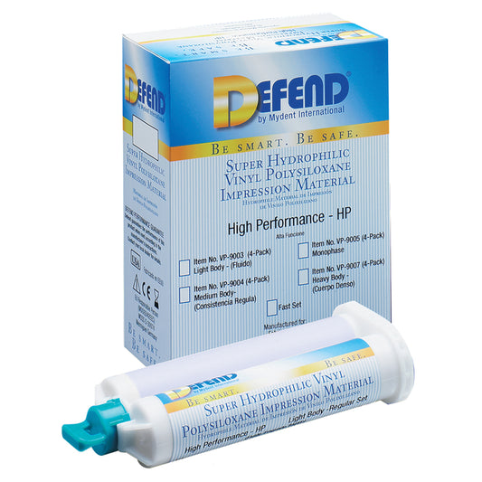 Vinyl Polysiloxane Impression Material, Light Body Regular Set, 50 ML cartridges, 20pk/cs