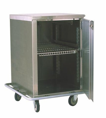 Case Cart, Two Push Handles, 2 Doors, 48"W x 29"D x 54"H, Actual Shelf Width is 36"