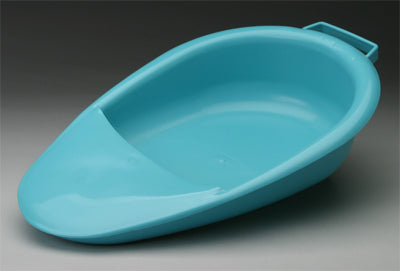 Fracture Bedpan, Large with Handle, Blue, 6/cs