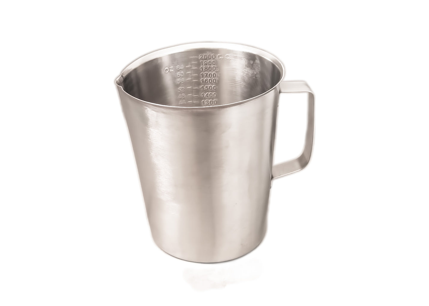 Pitcher, Straight-Sided, Stainless Steel, 2 Qt/ 1.9 L