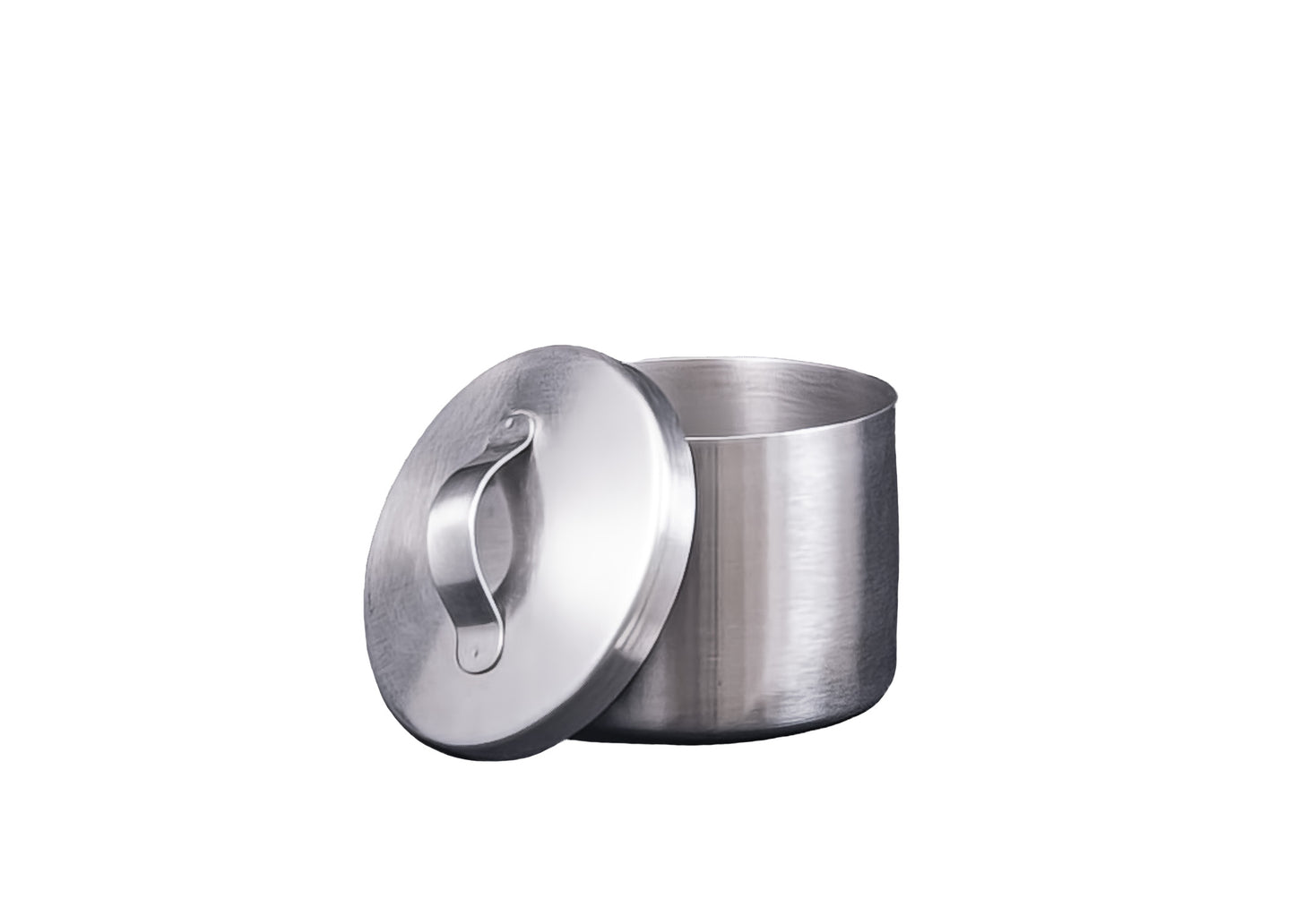 Ointment Jar with Hanle Cover, 120 mL, Stainless Steel