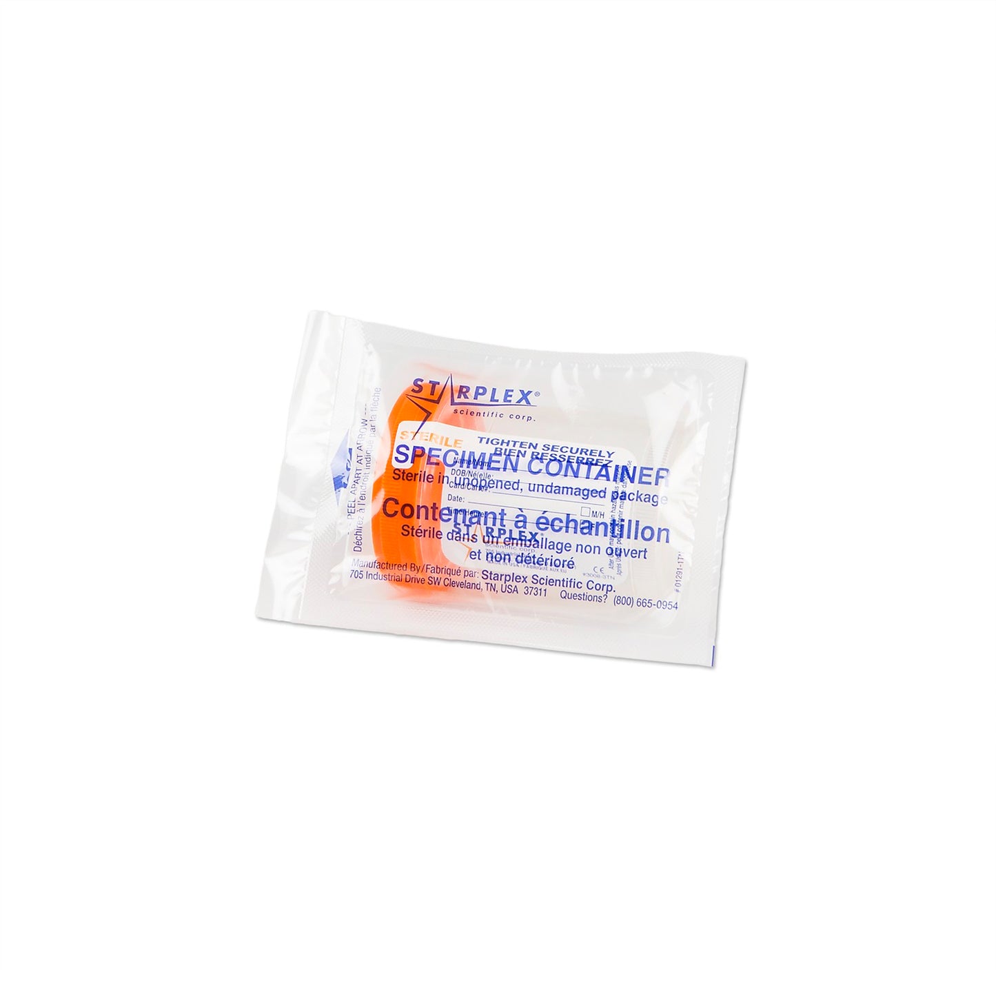 Container, 120mL Sterile, 300/cs