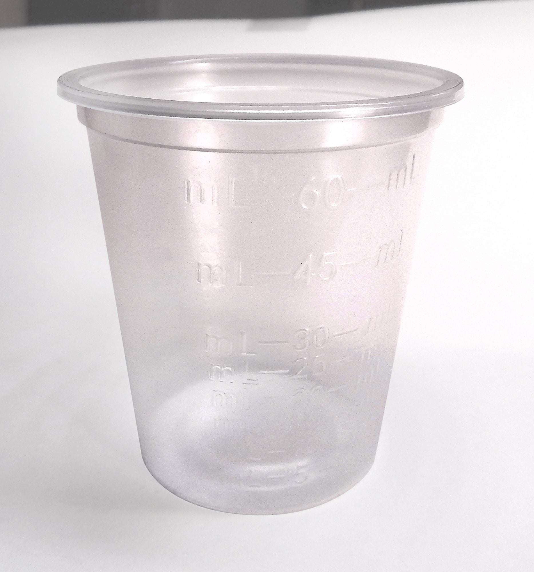 Medicine Cup, 2 oz, Polypropylene, Incremented in mLs & oz, 25/slv, 46 slv/cs