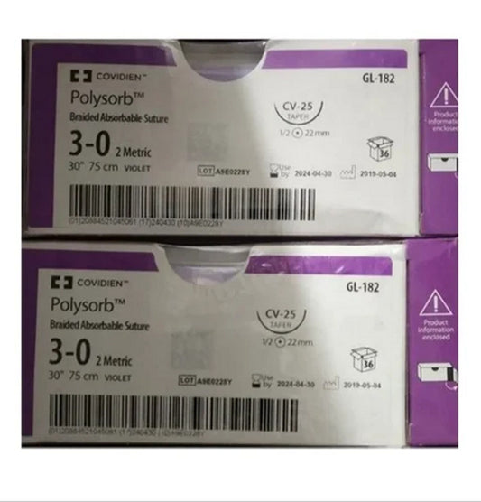 Suture, Reverse Cutting, Size 4-0, Undyed, 30", Needle C-13, 3/8 Circle, 1 dz/bx (Continental US Only)