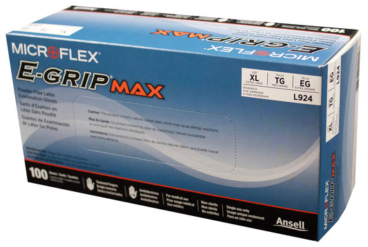 Exam Glove, Latex, X-Large (9_ - 10.0), 100/bx, 10 bx/cs (US Only)