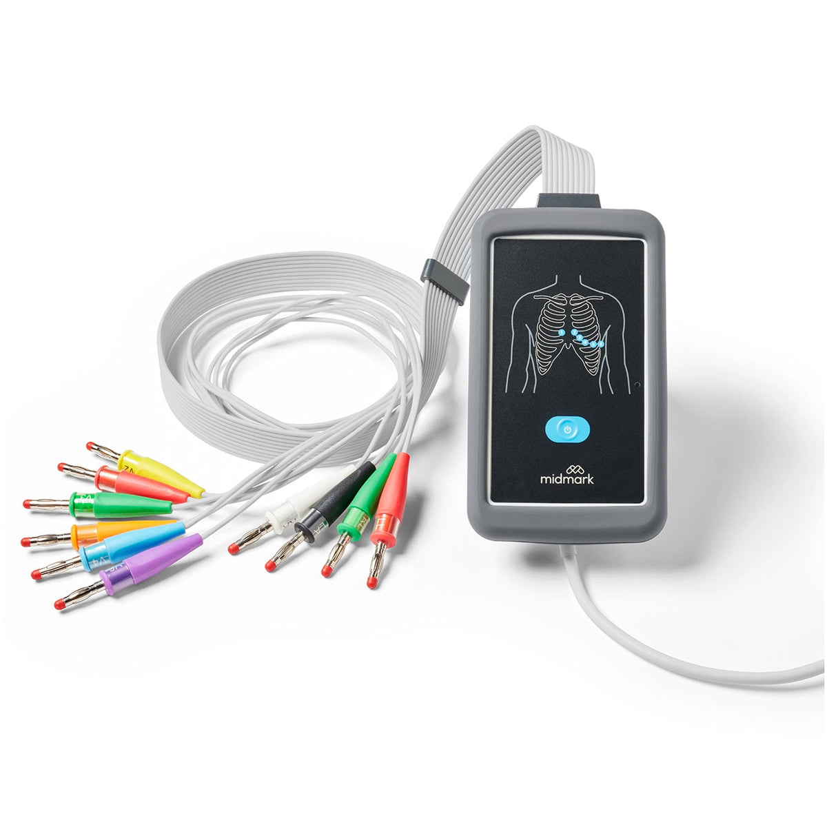 Kit Includes:  USB Version, 10-Lead Patient Cable, 10-Pack Clear ECG Clips, 100-Pack Disposable ECG Electrodes & Device Silicone Cover (US Only) (DROP SHIP ONLY) (Delivery Info Sheet Required)