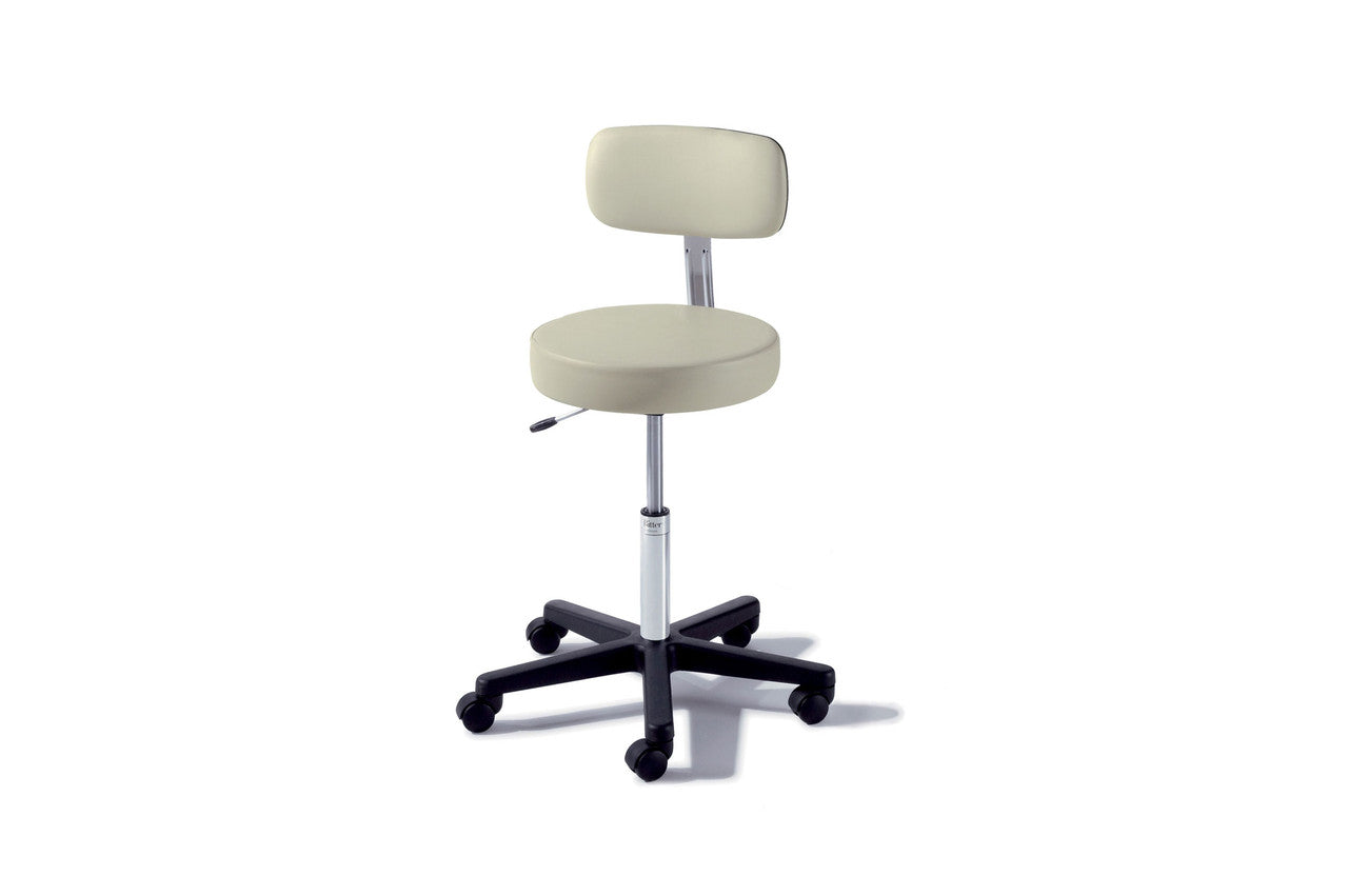 271 Basic Stool w/ Back, Manually Adjustable, Restful Path (US Only) (DROP SHIP ONLY) (Delivery Info Sheet Required)