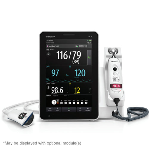 VS9 Vital Signs Monitor, non-invasive blood pressure and pulse rate, Masimo SpO2, Exergen Temporal Temp  (Continental US Only) (DROP SHIP ONLY) (Pricing Subject to Change without Notice)
