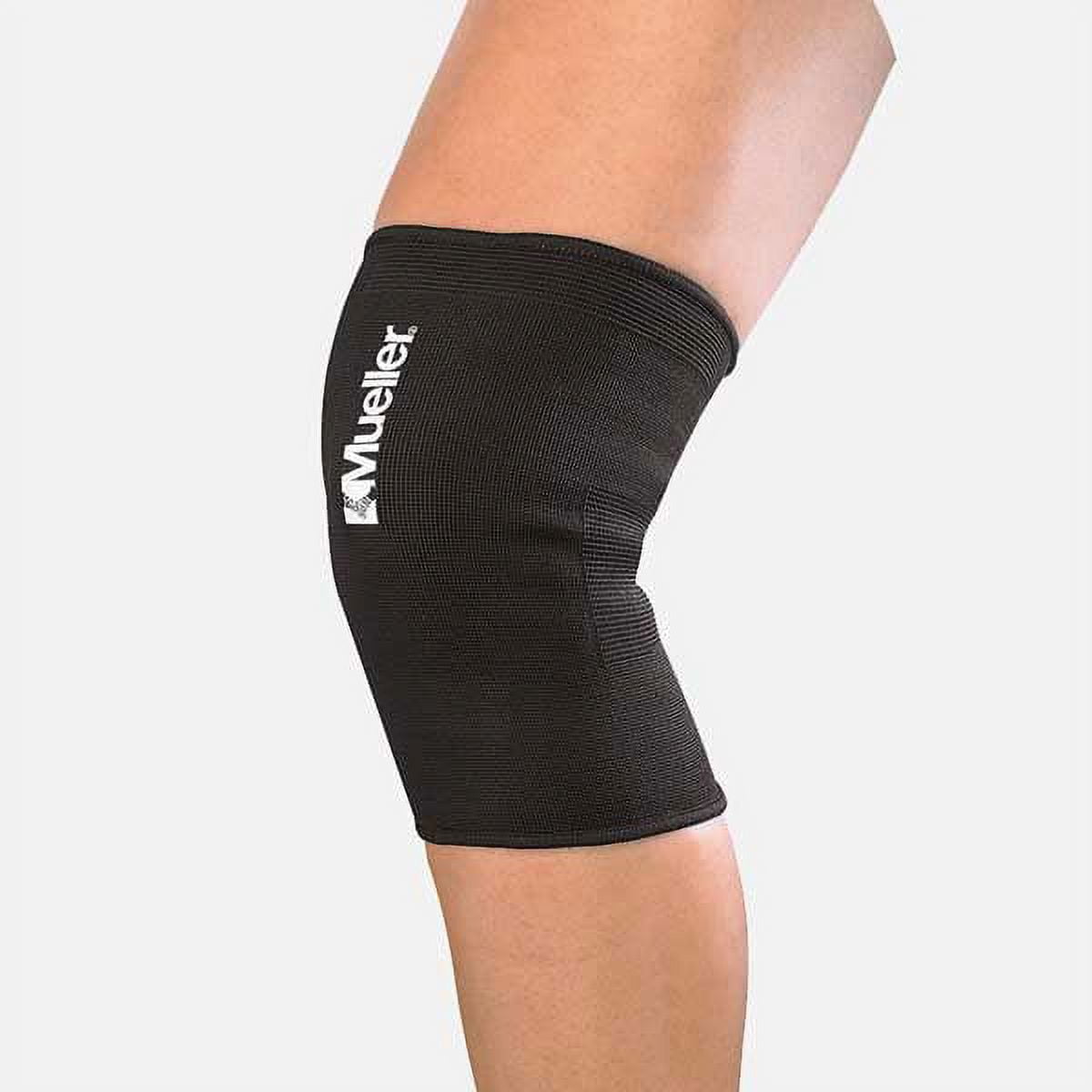 Elastic Knee Support, Black, Large (In retail pkg) (Products are only available for sale in the U.S. Products cannot be sold on Amazon.com or any other 3rd party platform without prior approval by Mueller.)