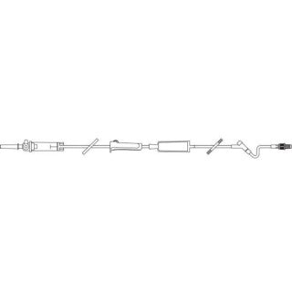 Solution Set, DUO-Vent Spike, 0.2 Micron Downstream Filter, Interlink Injection Site, Male Luer Lock Adapter with Retractable Collar, 10 drops/ml, 102" Length, Non-Pyrogenic, Non-DEHP, Sterile Fluid Path, 48/cs (Rx) (Continental US Only) (Product Access Restricted. Check with your sales rep to verify eligibility)