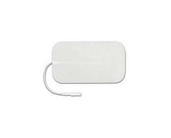 Cloth Electrode, 1_" x 3_" Rectangle, 4/pk, 10 pk/bg (091063) (WARNING: This product can expose you to Diisononyl Phthalate (DINP), which is known to the State of California to cause cancer. For more information go to www.P65Warnings.ca.gov) (Item on Manufacturer Backorder - Inventory Limited when Available)