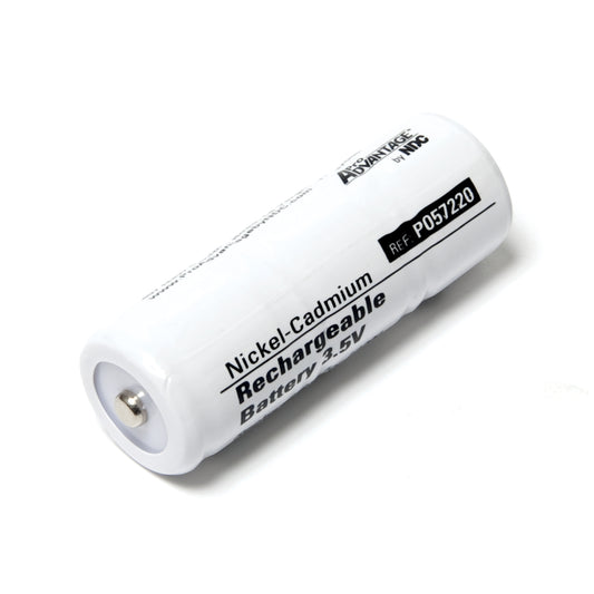 Replacement Battery For 72200, Rechargeable, Nickel-Cadmium, 3.5V, 650 MAH, Contact Tab
