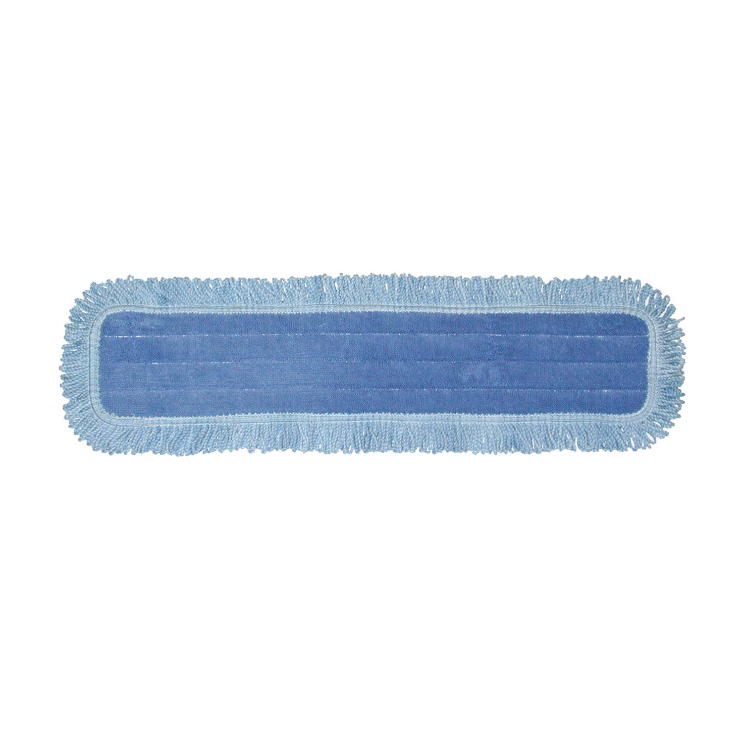 Dust Mop Pad, HD Microfiber, Fringe Yarn Edging, 5" x 48", (DROP SHIP ONLY from Golden Star, Inc. - $100 minimum order for prepaid freight outside the Continental U.S., $100 dollar minimum order inside the Continental U.S.)