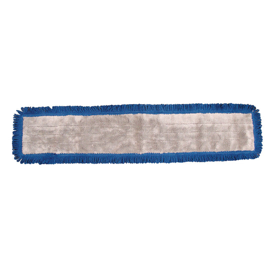 Dust Mop Pad, Velcro, Gray Microfiber, 5" x 24", (DROP SHIP ONLY from Golden Star, Inc. - $100 minimum order for prepaid freight outside the Continental U.S., $100 dollar minimum order inside the Continental U.S.)