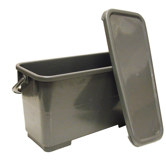 Charging Bucket With Leak Proof Lid, 16 Quart, Gray, (DROP SHIP ONLY from Golden Star, Inc. - $100 minimum order for prepaid freight outside the Continental U.S., $100 dollar minimum order inside the Continental U.S.)