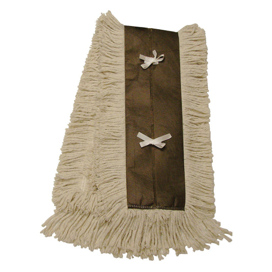 Sewn Dust Mop, Blended Yarn, Disposable, 5" x 48" (DROP SHIP ONLY from Golden Star, Inc. - $100 minimum order for prepaid freight outside the Continental U.S., $100 dollar minimum order inside the Continental U.S.)
