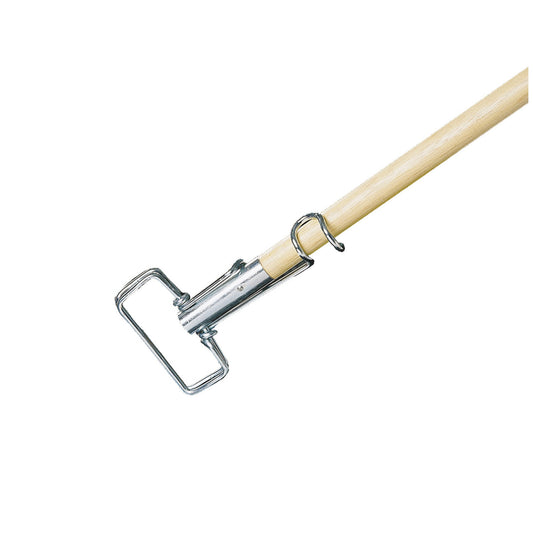 Mop Handle For Sta-Flat Cut End Mops, Wood 1" x 60", (DROP SHIP ONLY from Golden Star, Inc. - $100 minimum order for prepaid freight outside the Continental U.S., $100 dollar minimum order inside the Continental U.S.)