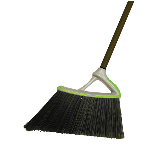 Broom, Synthetic Fibers, Plastic Removable Handle, Black (DROP SHIP ONLY from Golden Star, Inc. - $100 minimum order for prepaid freight outside the continental U.S., $100 dollar minimum order inside the continental U.S.)